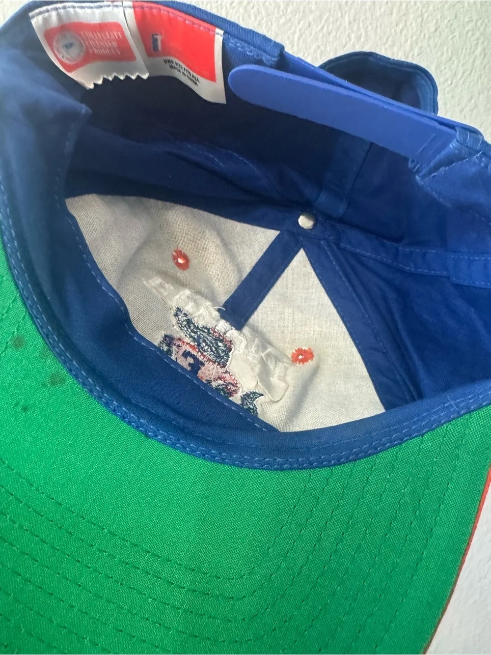 Twins Enterprise Vintage Florida Gators Snapback Hat NCAA Men's Orange Blue